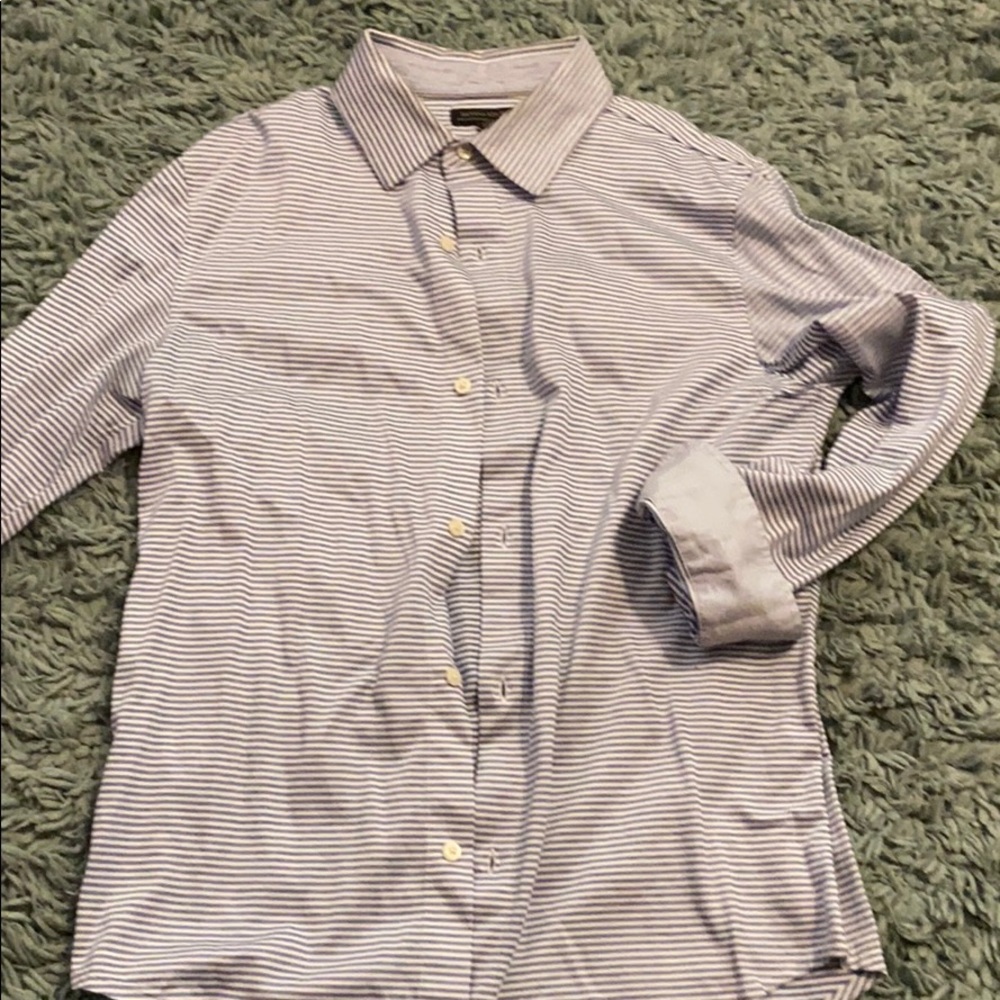 Banana republic Performance knit oxford shirt
